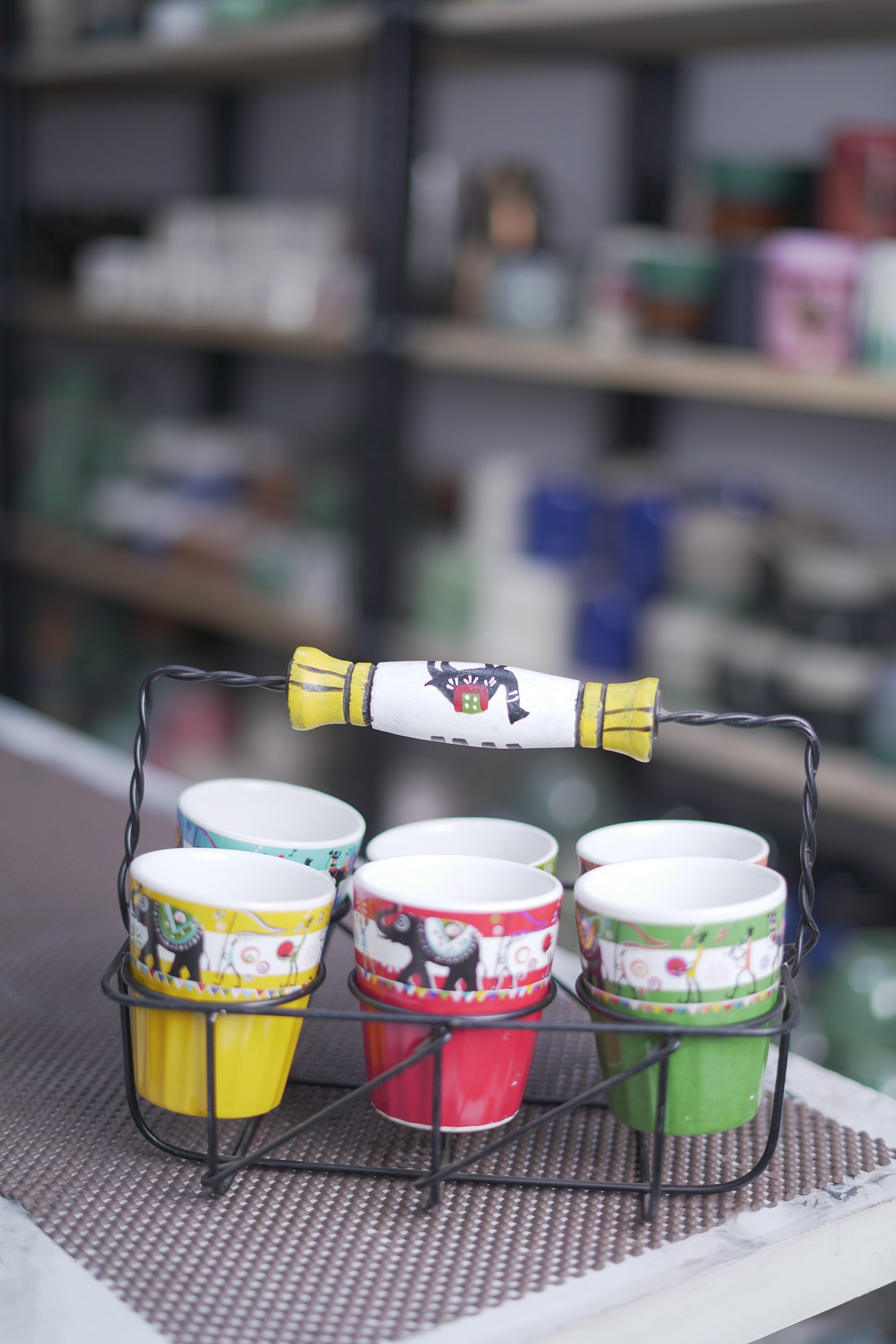 Kullad set with stand