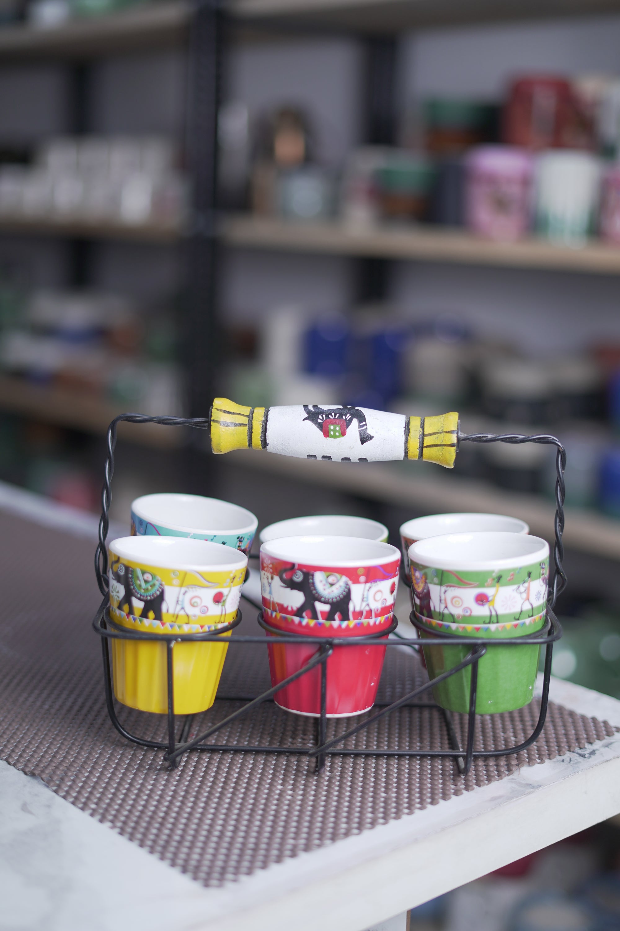 Kullad set with stand