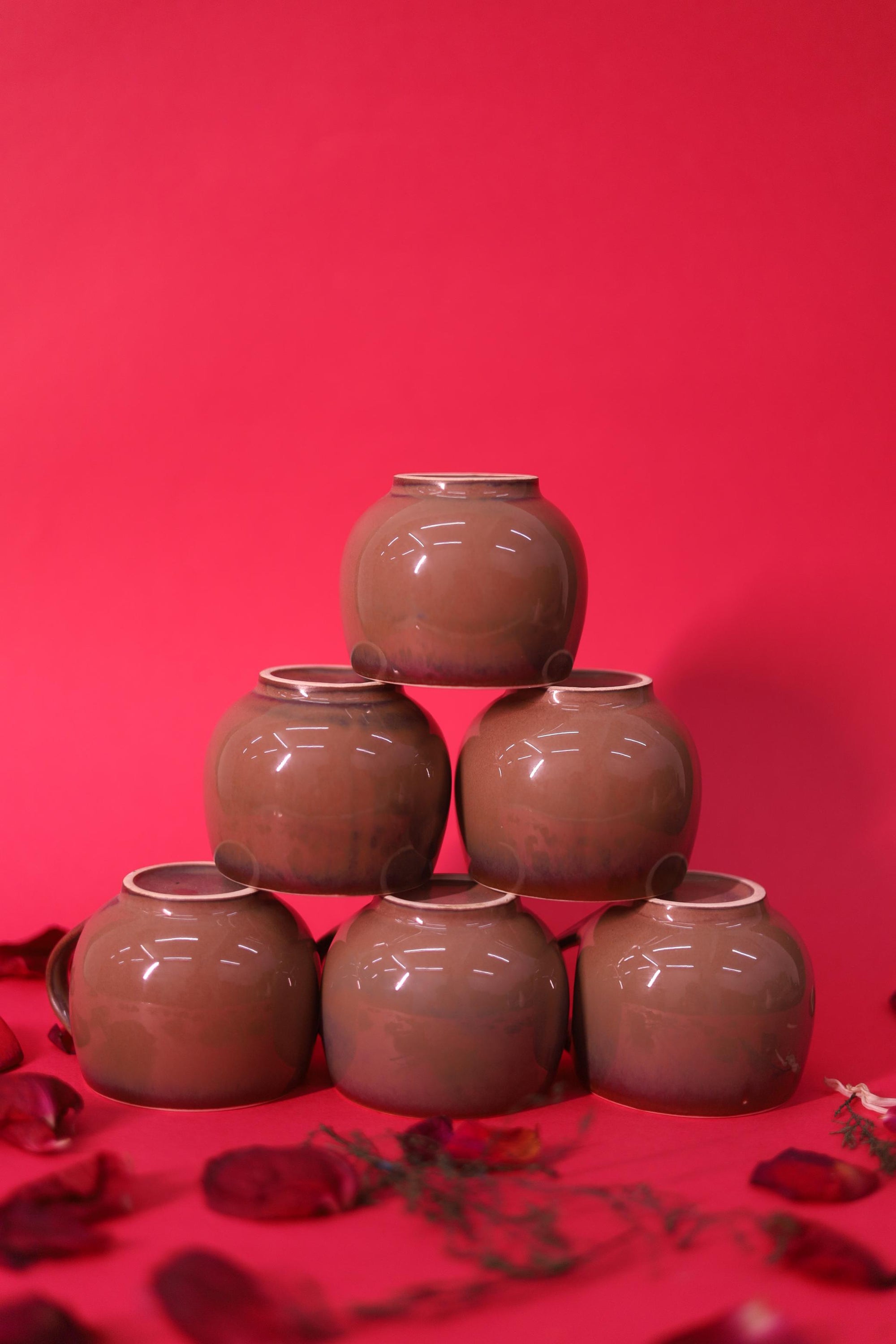 Prince Ceremic Round Shape Pari Cups