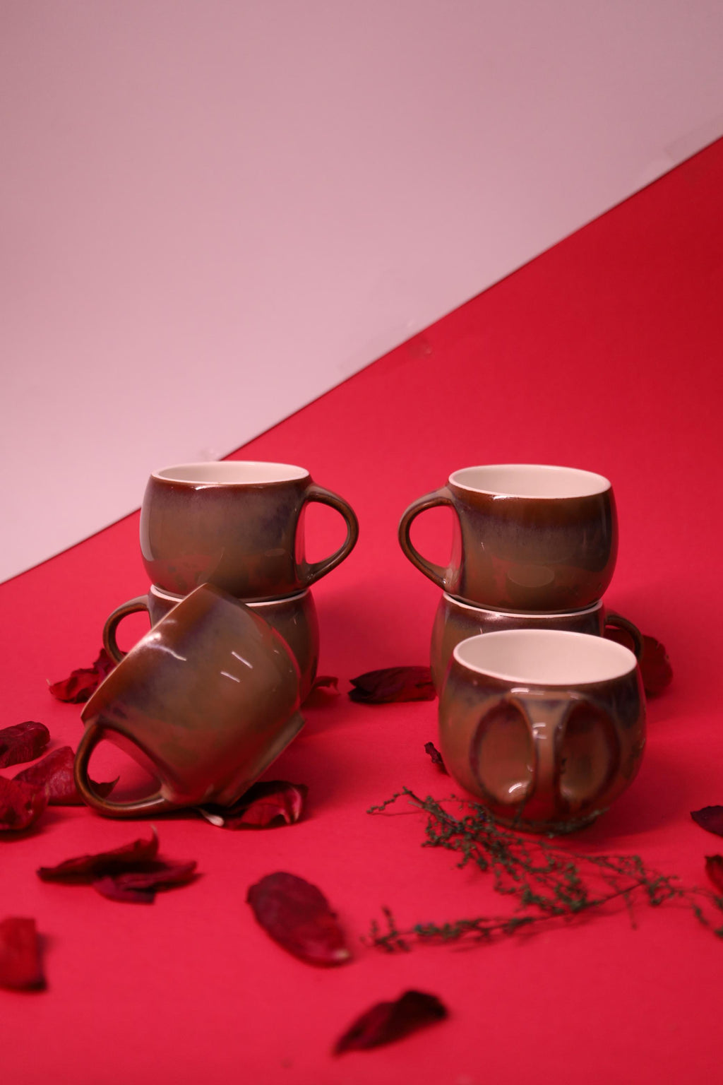 Prince Ceremic Round Shape Pari Cups