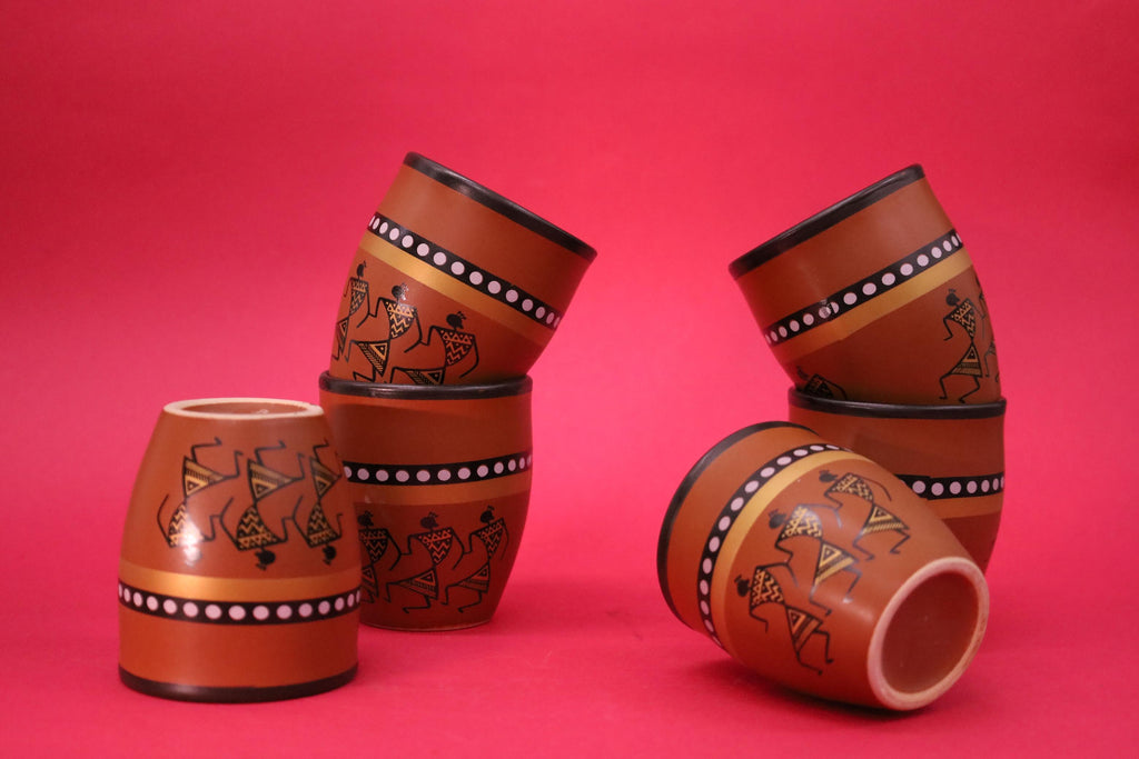Terracotta Kullad Tea Cups